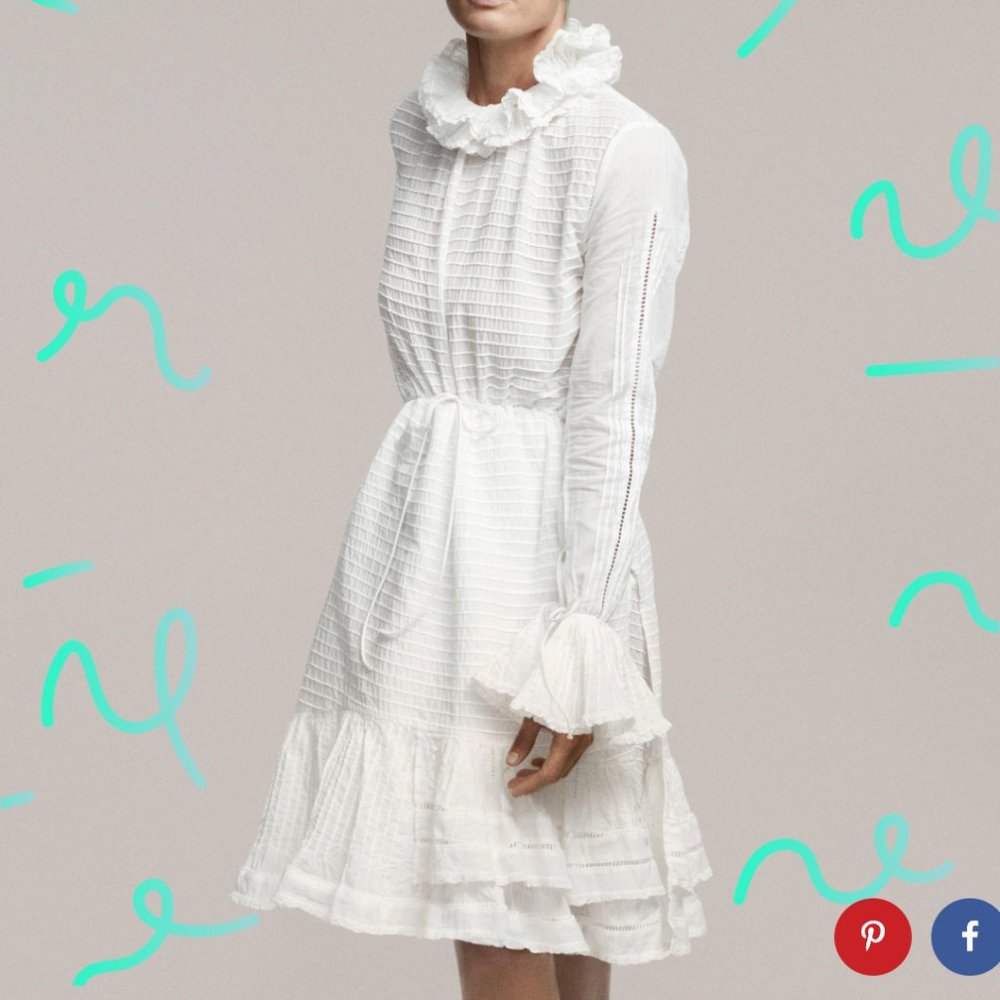H&M Studio Cotton Dress - Size 4